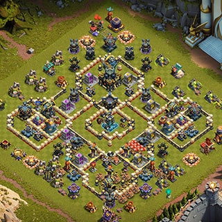 Unbeatable TH17 Base with Anti 3 Star Design