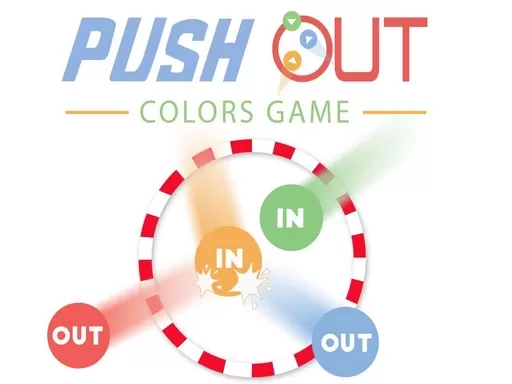 Push Out Colors Game Unblocked by GameHippy Games