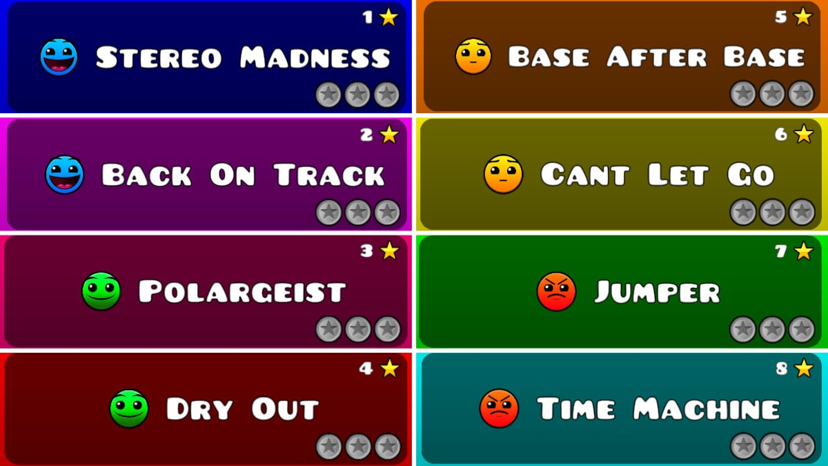 Geometry Dash Lite Level 1- 8 Unblocked